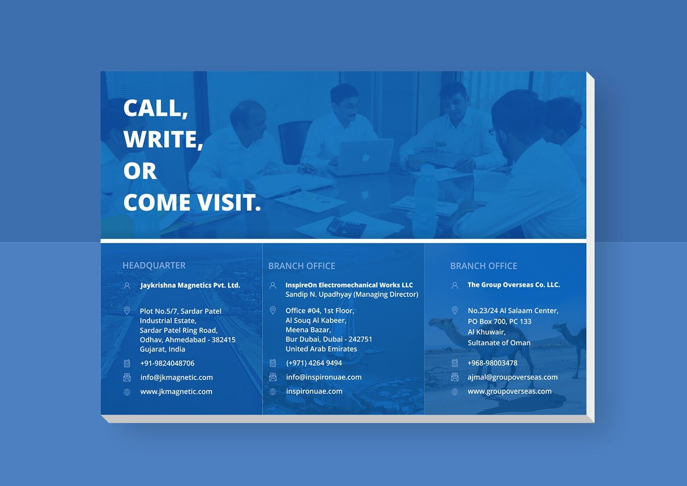 Corporate Profile for Manufacturing Company