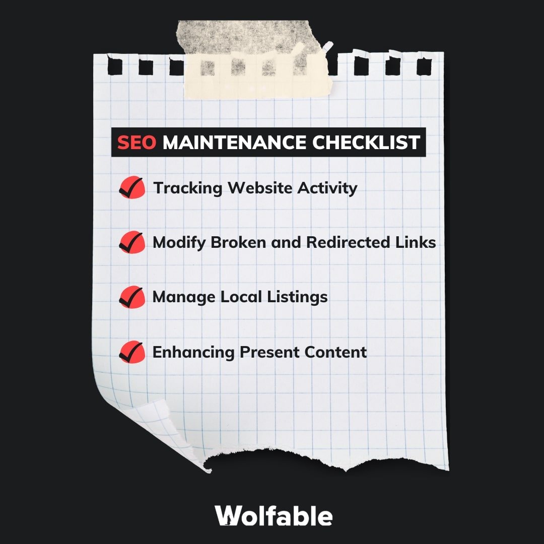 SEO Maintenance Checklist