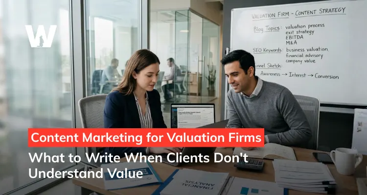 Content Marketing for Valuation Firms - Wolfable