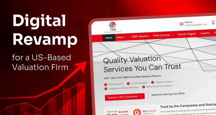 Digital Revamp for a US-Based Valuation Firm