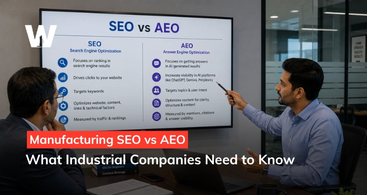 Manufacturing SEO vs AEO: What You Need to Know 
