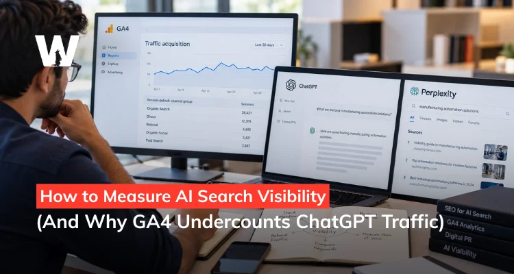 How to Measure AI Search Visibility (and Why GA4 Undercounts ChatGPT Traffic)